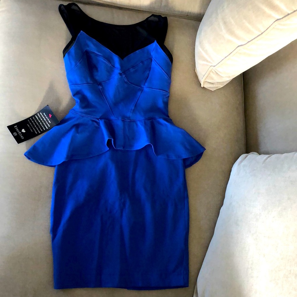NWT Bebe Peplum dress